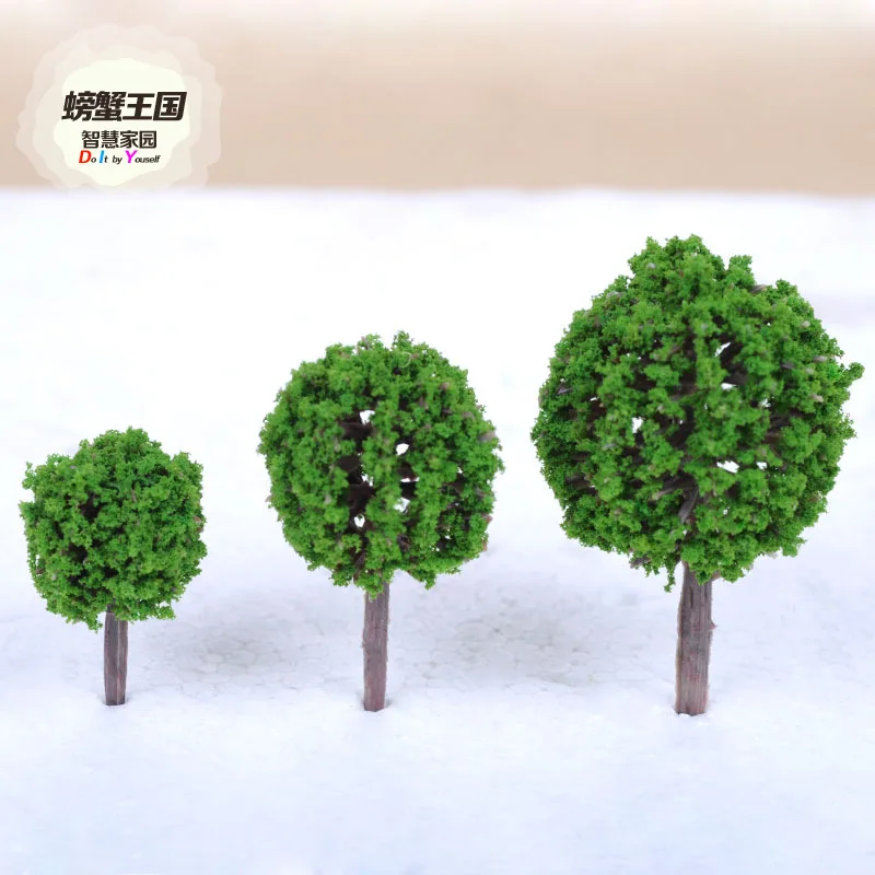  Sand Table Building Model Material Scene for Making Material Model Tree Plastic Finished Product Tr