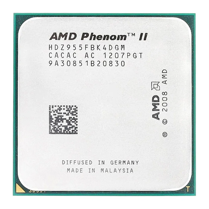 

Процессор AMD Phenom II X4 955, 3,2 ГГц, 125 Вт, четырехъядерный процессор для настольного компьютера, HDZ955FBK4DGM