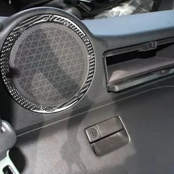 

Carbon Fiber Decoration Trim Rear Audio Speaker Ring Cover For Nissan 350Z 2003-2009 2pcs New