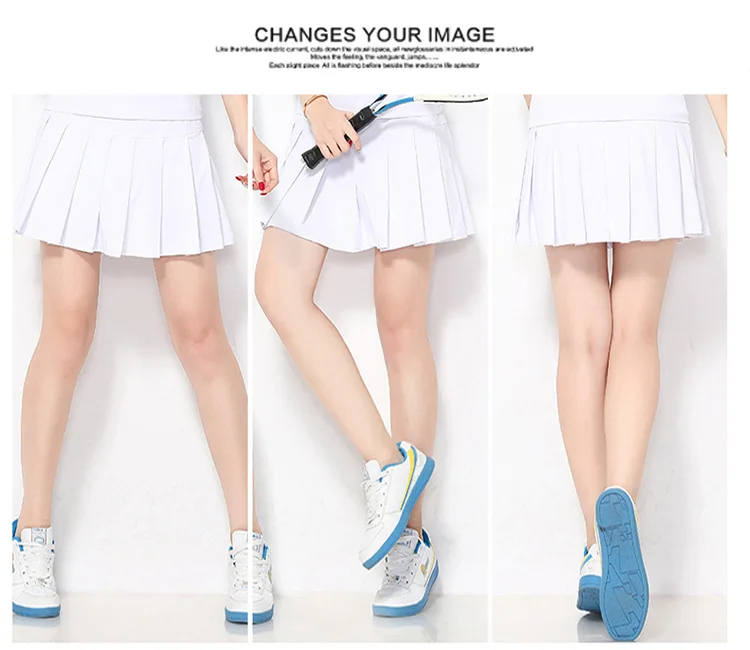 Jingdong летняя универсальная анти-экспозиционная юбка теннисная юбка женская юбка Волан южнокорейская шелковая короткая юбка-брюки квадратная Dan