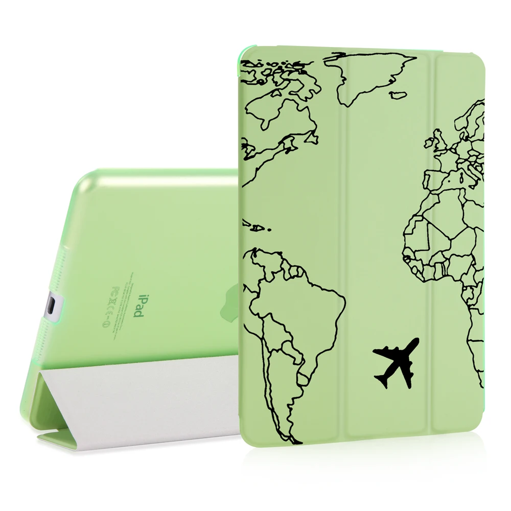 World Travel Designer for Funda 10 2 ipad 7th generation case Mini 5 PC