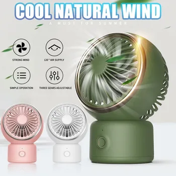 

Aromatherapy Shaking Head Fan On Low Noise Portable Handheld Multi-function Mini Rechargeable Fan Mute Home Office Desk