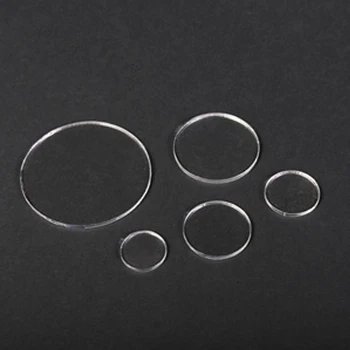

3mm Clear Quality Acrylic Circle Earrings Plexiglass Discs Beads Round Perspex For Keychains Jewelry DIY Craft