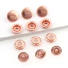 30sets 15mm Metal Press Studs Sewing Button Snap Fasteners Rose gold Sewing Leather Craft Bags Garment Handmade DIY Accessories 1