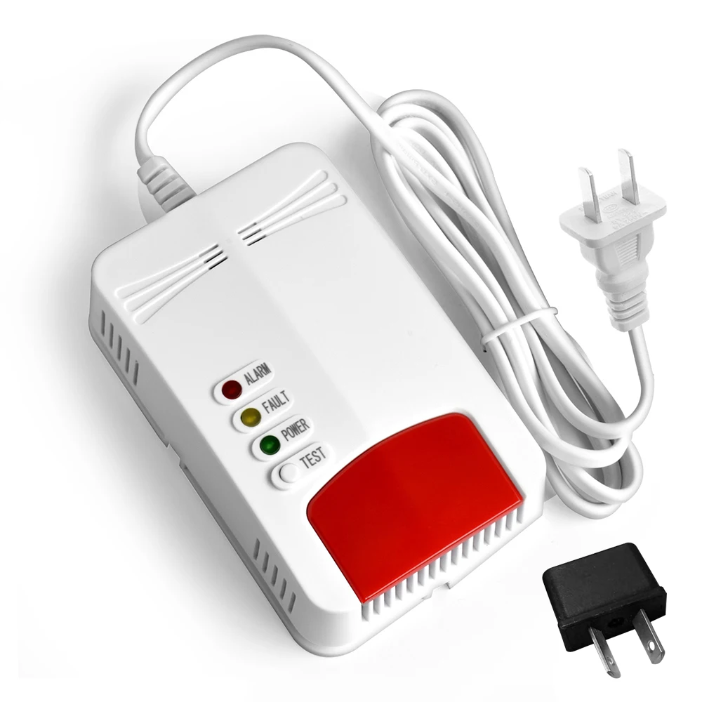 Tuya wifi датчик утечки газа сигнализация пожарный детектор безопасности со звуковым сигналом приложение уведомления толкающее приложение Tuya дистанционное управление