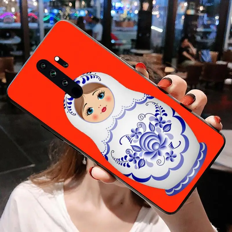 Cute Russian Dolls Matryoshka Phone Case for Redmi Note 9 8 8T 8A 7 6 6A Go Pro Max Redmi 9 K20 K30 Pro xiaomi leather case custom Cases For Xiaomi