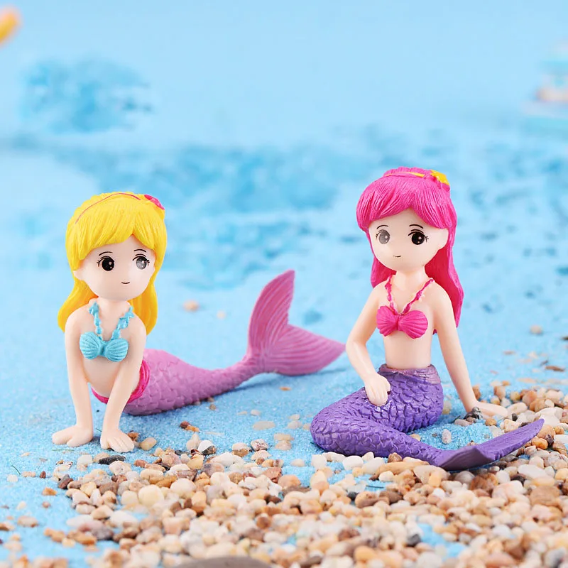 1 шт. пикантные садовые миниатюры в виде Феи русалки гномы моховые террариумы