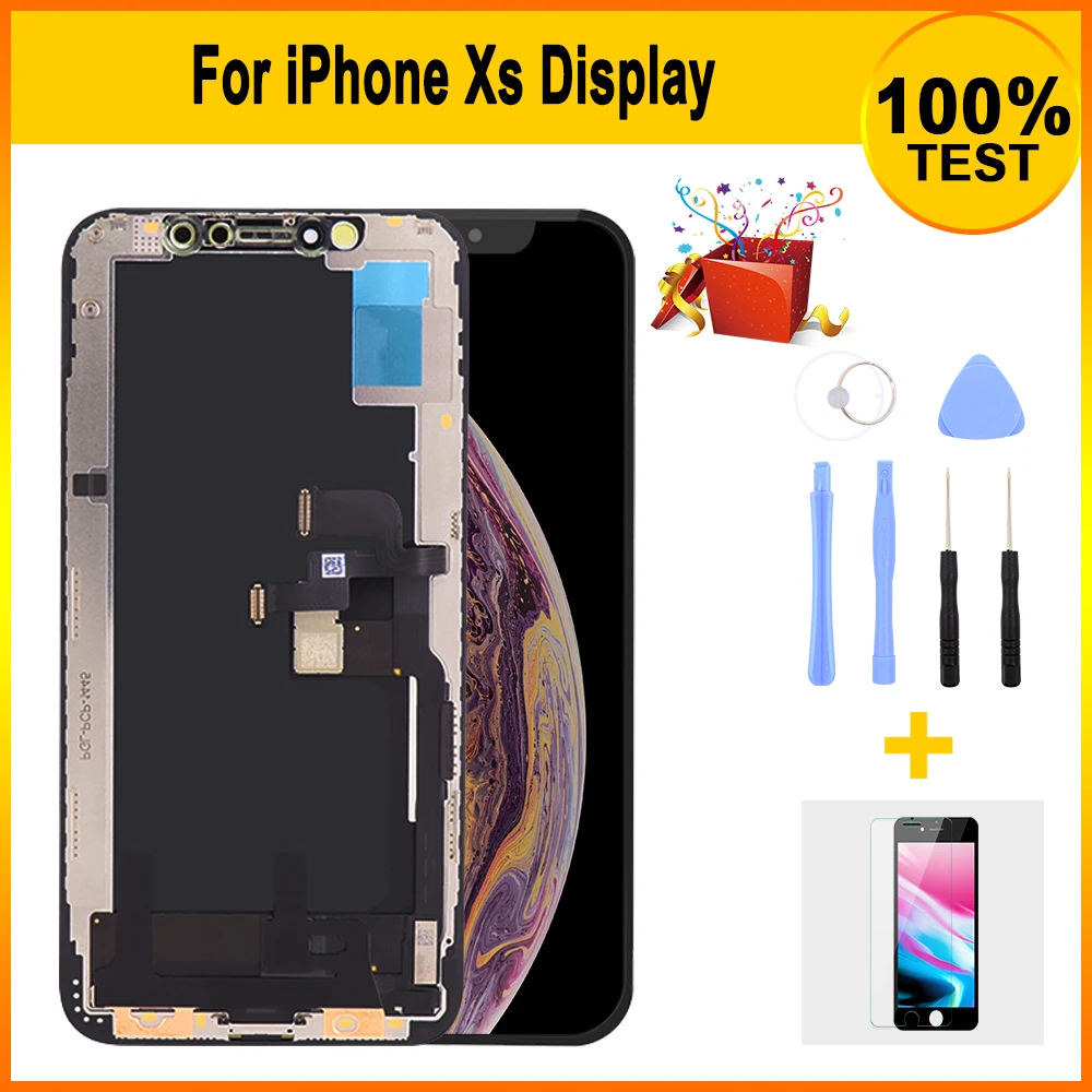 

High Quality OLED Screen For iPhone XS LCD Display with 3D Touch Screen Digitizer Assembly Replacement