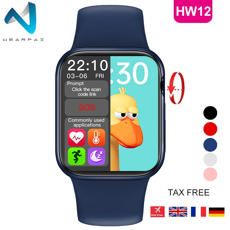 Оригинальные Смарт-часы HW12 40 мм 320*320 Bluetooth-циферблат звонки водонепроницаемый