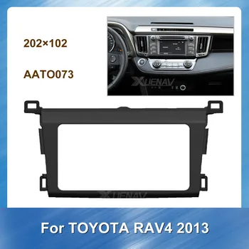 

Double Din Car Auto Radio for Toyota RAV4 2013+ Dashboard Frame Panel Trim Kit Stereo Dash Multimedia fascia GPS navigation