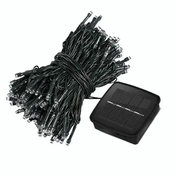 

LED Solar Power Outdoor Light Strings Waterproof Copper Wire Christmas Festival Color Horsetail Lamp Spray Lamp Holiday