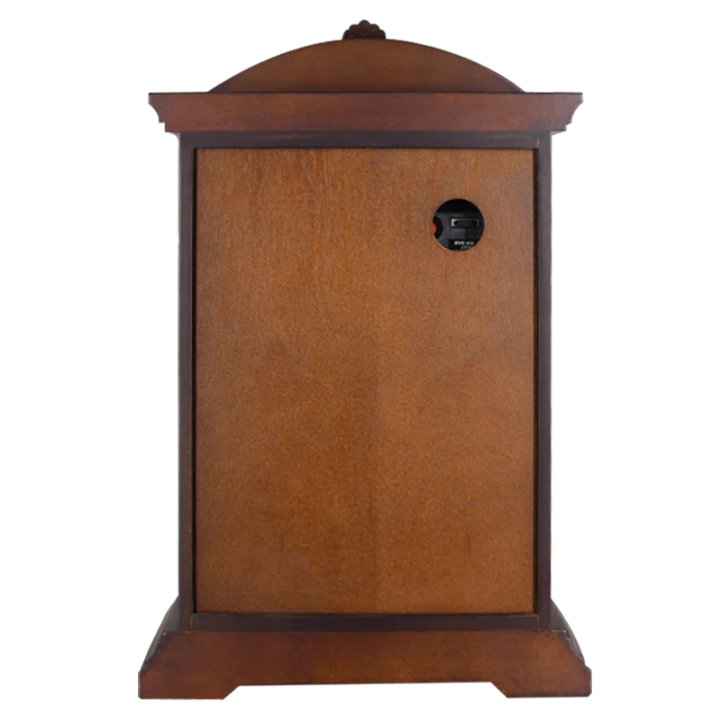 Деревянные настольные часы, функция ежечасного колокольчика, качающийся маятник