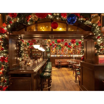 

DIY Painting By Numbers Christmas Bar Coloring By Numbers Adults Wall Art Canvas Picture Hand Painted Home Decoration Drawing