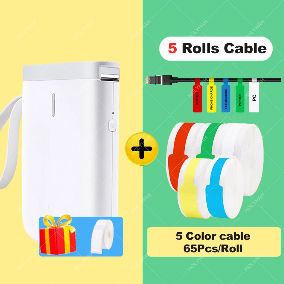Thermal Printer Mini Handheld Sticker Cable Label Printer Bluetooth Connection For Mobile Phone Android And iOS D11 Printers