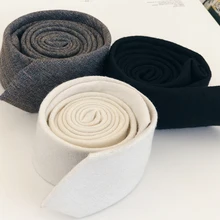 Модные мужские подарки, костюм, вязаные галстуки, зимний мужской галстук, хлопок, свадебные аксессуары, мужские белые дизайнерские галстуки, тонкий серый