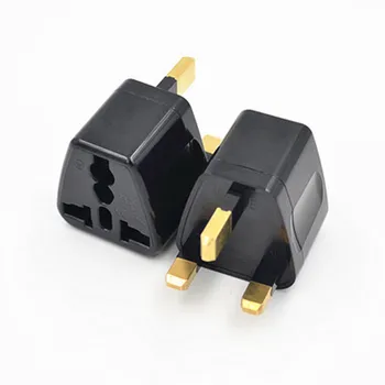 

200pcs Universal UK Power Plug Adapter American US European EU To UK British AC Travel Adapter Socket Electrical Outlet