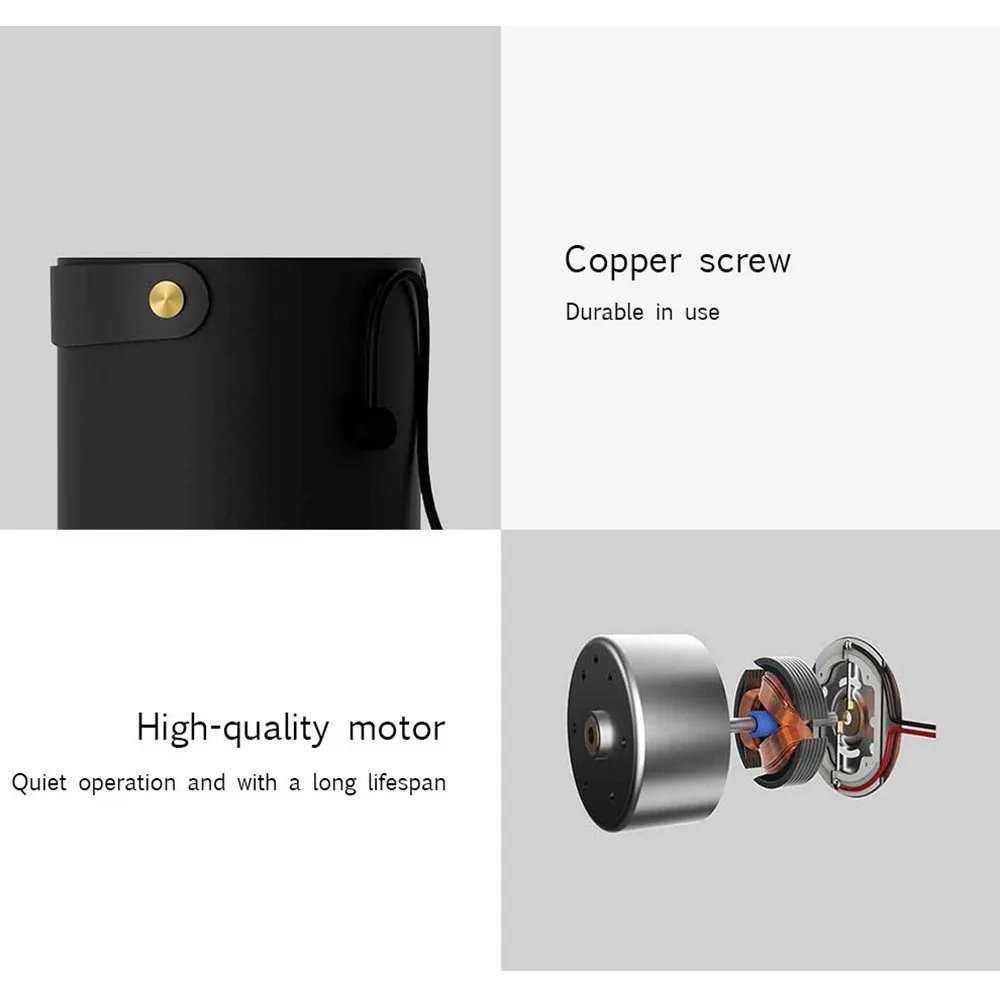 S SKYEE Xiaomi VH мини USB кулер портативный двухлопастной Настольный вентилятор с сенсорным переключателем черный/белый для офисного школьного использования