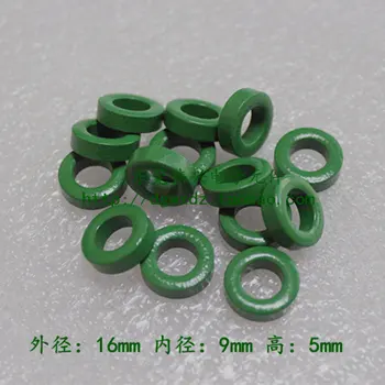 

Green Magnetic Ring Ferrite Core 16*9*5 Filter Anti-interference Common Mode Winding Inductance Magnetic Ring