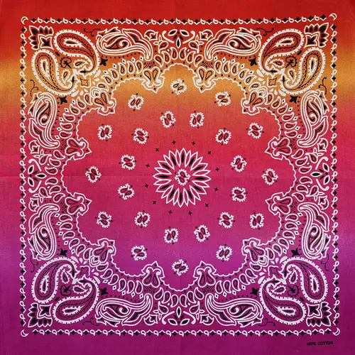 New Fashion Hip Hop 100% Cotton Bandana Square Scarf 55cm*55cm Black Red Paisley Headband Printed For Women/Men/Boys/Girls - Image 15