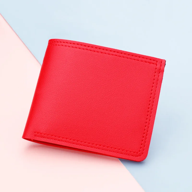 2021 Women Wallets Card Holder Small Fashion Brand Leather Purse Ladies Bag Women Money Bag Clip Ultra Thin Wallet