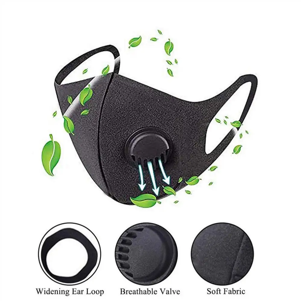 

1 piece mask, activated carbon protective equipment, double breathing valve mask, antibacterial virus mask