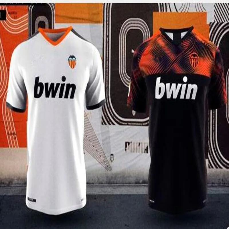 

new The spot goods 19 20 VALENCIA Soccer Jerseys 2019 2020 HOME AWAY S.MINA RODRIGO M. PAREJO G.GUEDES KONDOGBIA Football Shirt