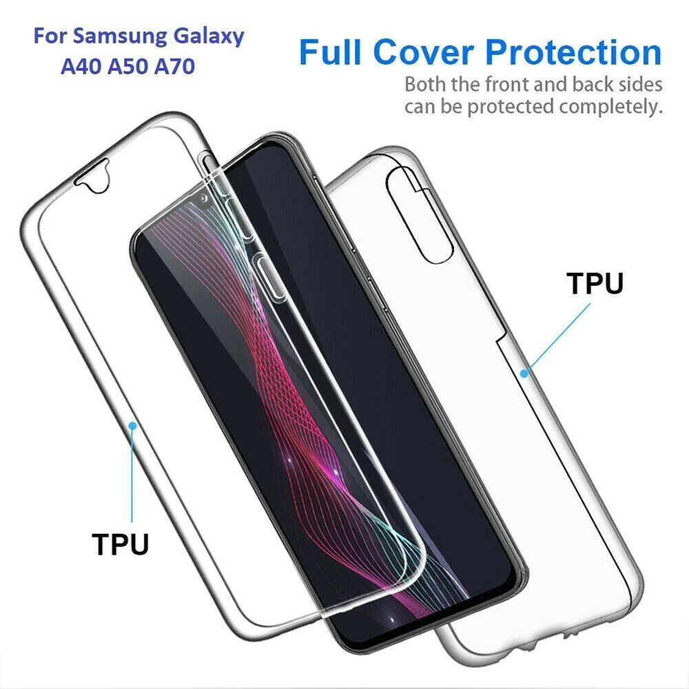 360 полноразмерный чехол для Samsung Галактики A51 A71 A10 A20 A30 A40 A50 A70 M10 S9 S8 S10 S20 ультра 5G