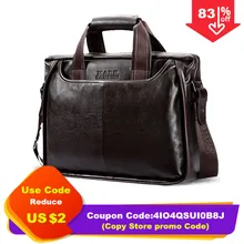 Модный мужской деловой портфель из воловьей кожи/винтажная мужская сумка-мессенджер из натуральной коровьей кожи/Повседневная деловая сумка из натуральной коровьей кожи