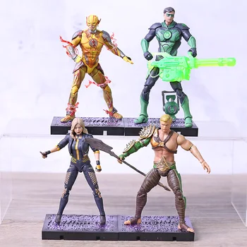 

DC Injustice 2 Green Lantern Aquaman Reverse Flash Black Canary PVC Action Figure Model Toy