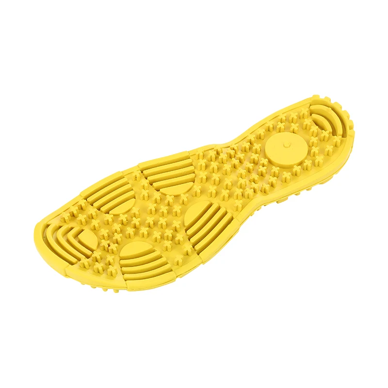 y Собака резиновая Интерактивная молярная жевательная игрушка Щенок забавные туфли Доска форма укус устойчивая игрушка для чистки зубов - Цвет: y