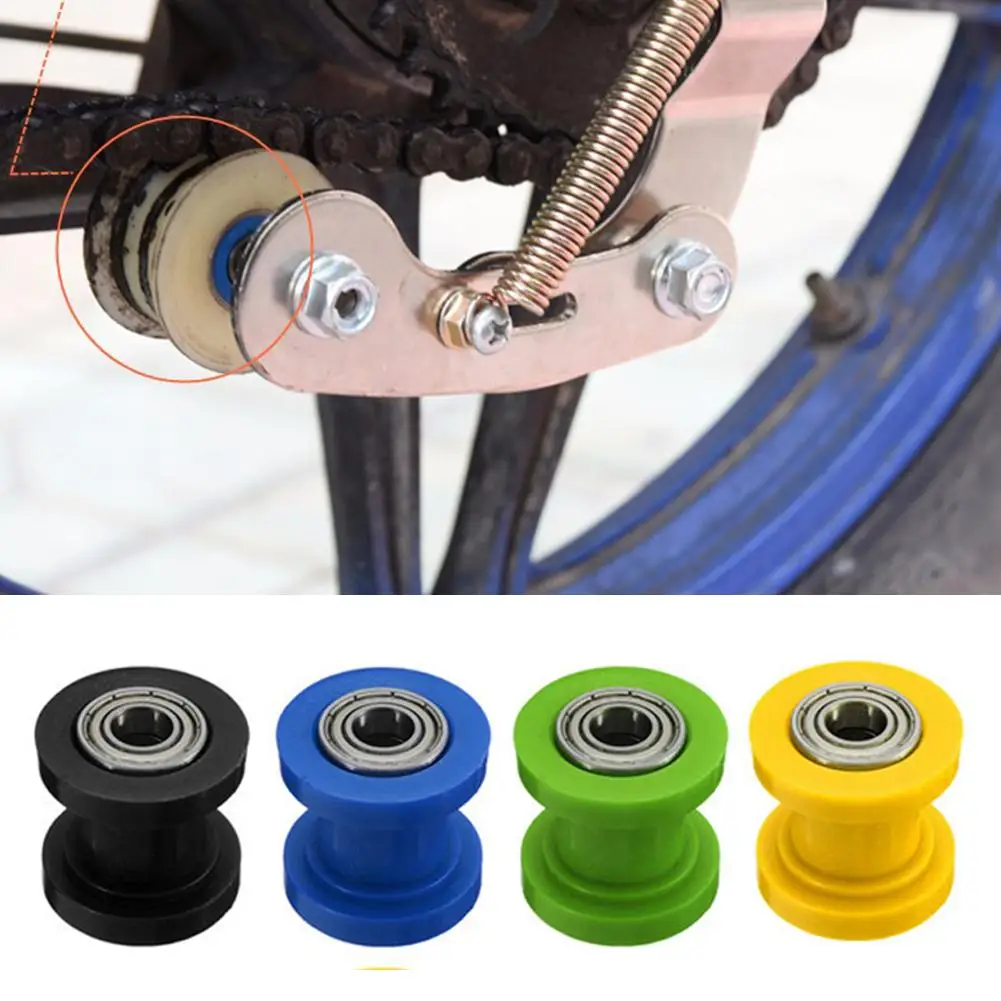 Polea de para motocicleta, rodillo tensor de guía de accesorios de 10mm - AliExpress