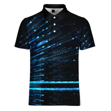 WAMNI брендовая модная деловая 3D рубашка поло спортивная джентльменская свободная Harajuku Повседневная Уличная рубашка поло мужская Прямая поставка одежда