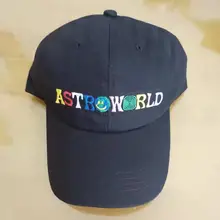 ASTROWORLD шляпа с вышивкой Трэвиса Скотта Тур шляпа хип-хоп бейсболки унисекс