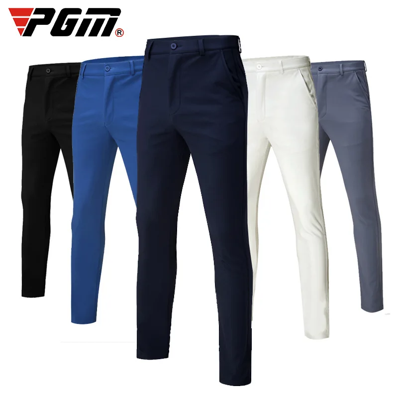 PGM Men Golf Trousers Autumn Winter Waterproof Warm Windproof