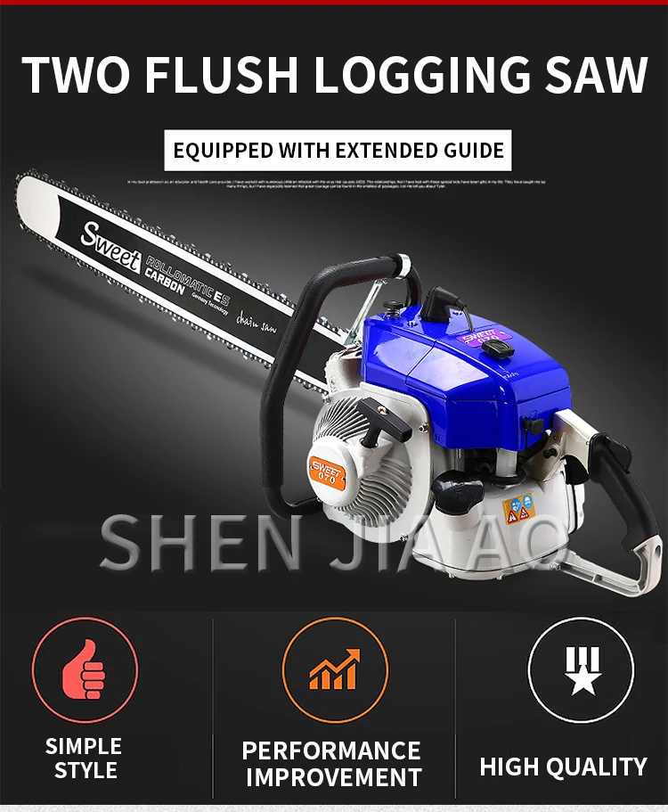 070 Large Chain Saw Two-stroke Logging Saw Large Saw Multifunctional Chain Saw