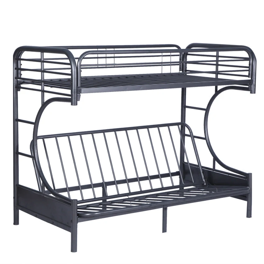 Bunk Bed Twin Frame Dormitory Double Loft Multifunctional Home Bedroom Nap Teenage Simple Lunch For Adult With Guardrail | Мебель