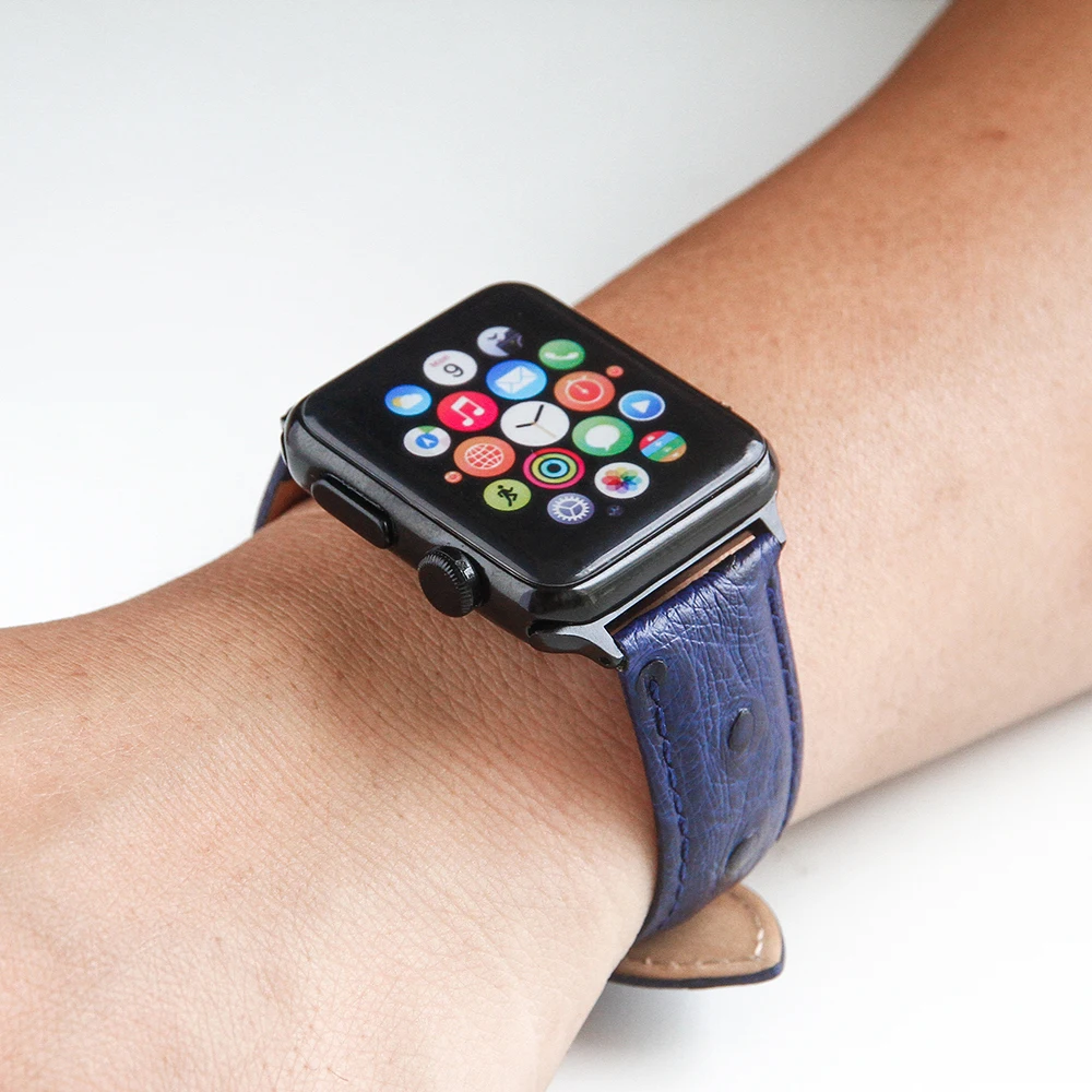 Кожаный ремешок для часов Apple, подходит для 5, 40 мм, 44 мм, браслет, ремень из натуральной кожи, ремешок для часов 38 мм, 42 мм, iwatch, серия 4/3/2/1