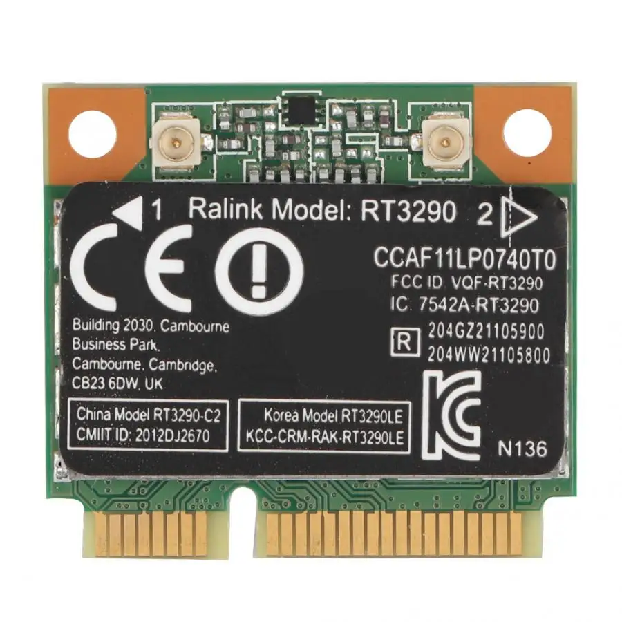 RT3290 Wi Fi беспроводная сетевая карта 150 Мбит/с для мини порта PCI E компьютерная