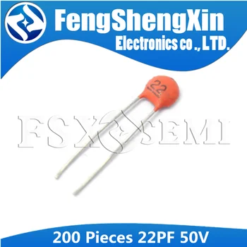 

200PCS Ceramic capacitors 50V 22PF 22P Ceramic dielectric Capacitor