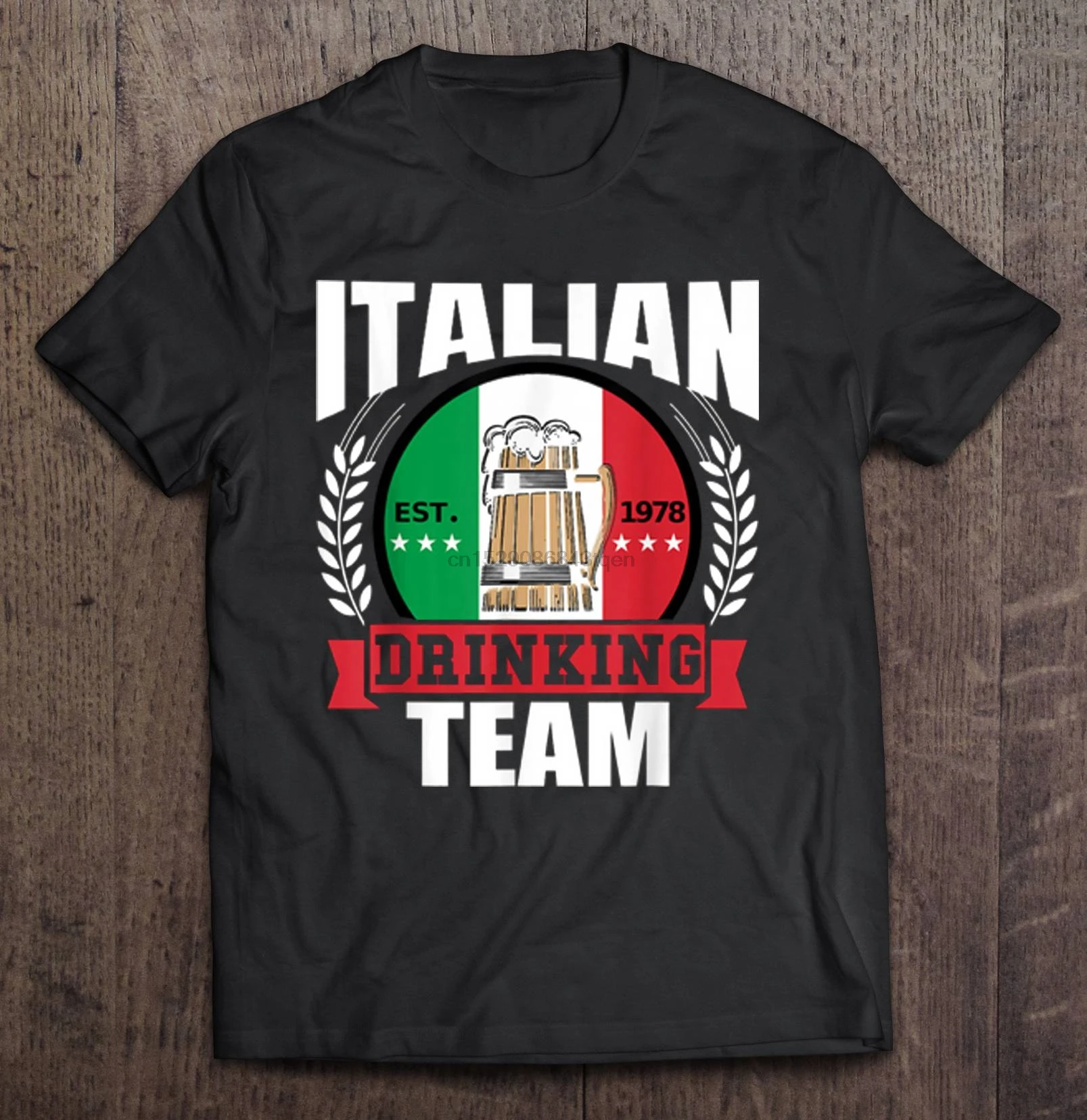 Для мужчин забавная Футболка модная итальянская drinking Team Est 1978 женщин футболка |