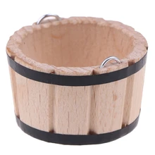 Деревянный таз деревянная бочка мебель кукла аксессуары для домиков 1:12 кукольный домик миниатюры