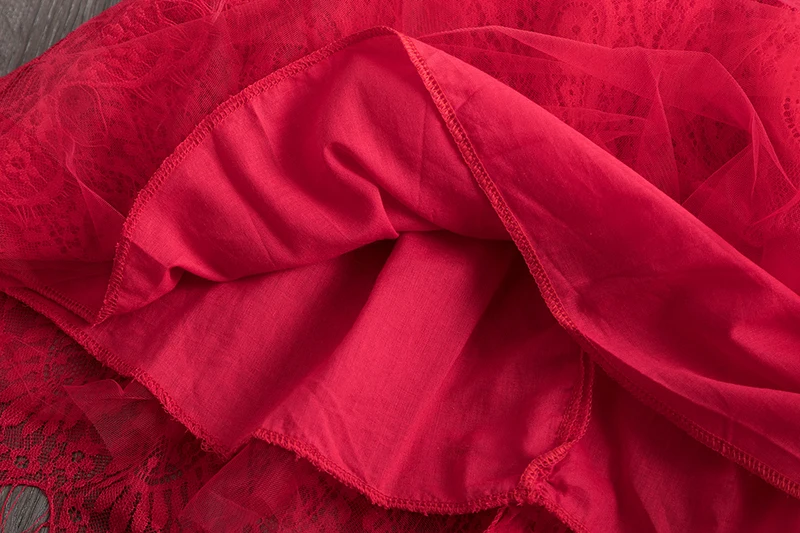 Г. Новогодние красные вечерние платья для девочек, кружевное платье принцессы Повседневная одежда осенне-зимняя детская одежда с длинными рукавами