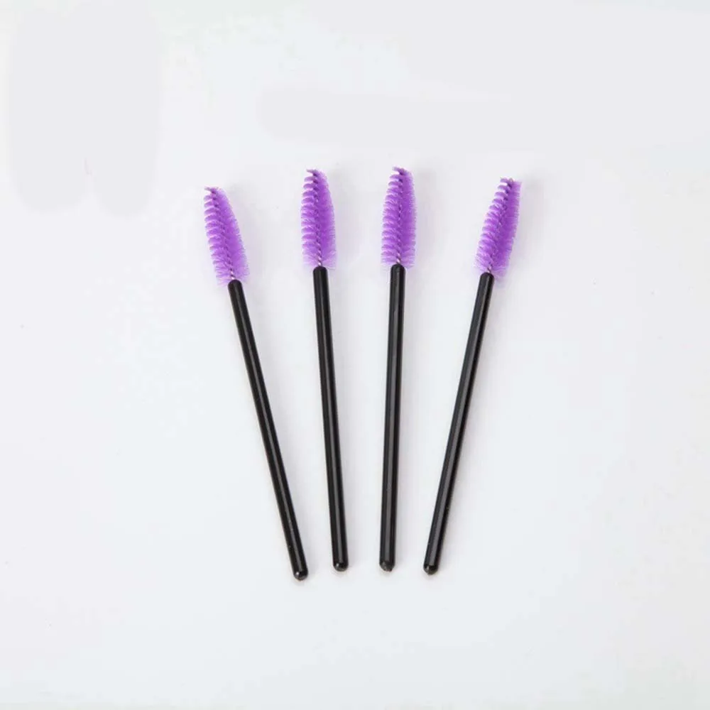 50 шт. кисти для макияжа одноразовая щеточка ресниц тушь палочки аппликатор