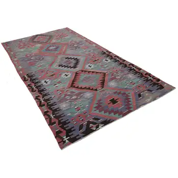 

158x293 Cm Red Handmade Oriental Rug Rug-5x10 Ft