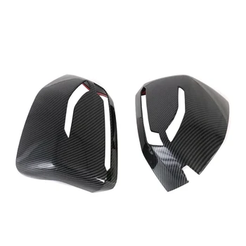 

For Hyundai Palisade 2019 2020 ABS Carbon Fiber Rear View Mirror Cap Side Wing Mirror Door Mirror Protector Trim Car Accessories