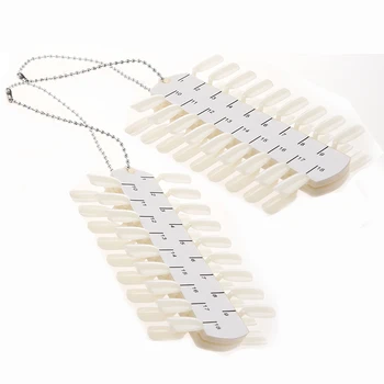 

Double-Layer 36 tips Nail Color Display Card Nail Art Practice Design Training Polish Color Swatches