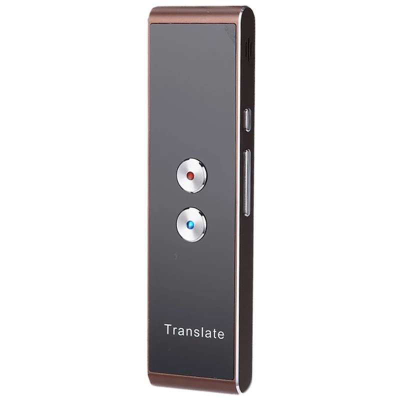 

Portable T8 Smart 40 Language Translator Real-Time Speech Voice Translation for Business Travel(Brown)
