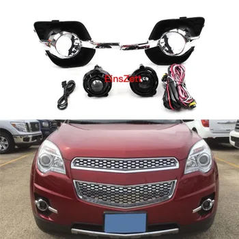 

1set Car Fog Lamp Assembly For Chevrolet Equinox 2010-2015 Front Bumper Lamp Halogen Bulb Daytime Running Light with Cover
