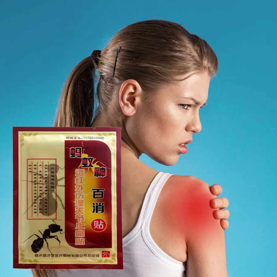Black Ant Rapid Pain Relief Patch Balm Analgesic Plaster Rheumatoid Arthritis Bone Spurs Shoulder periarthritis 24Pcs lot