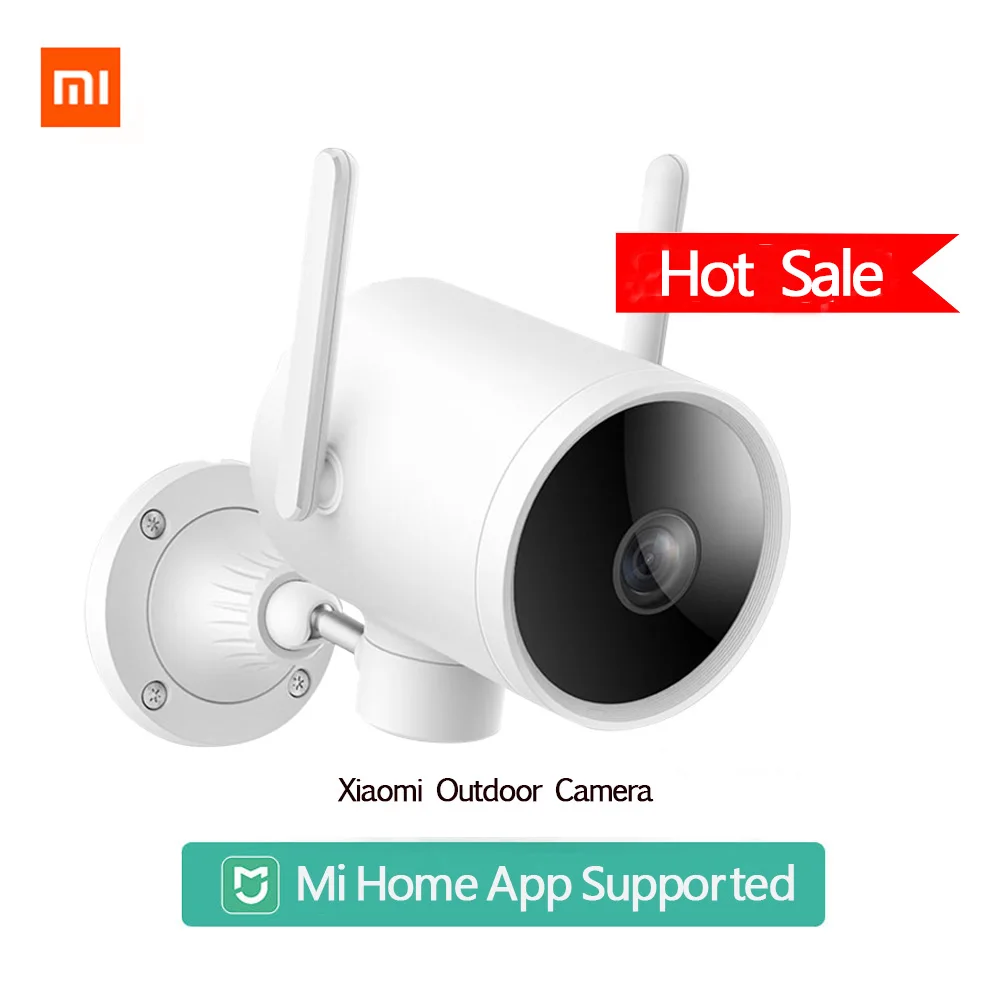 2020 Xiaomi Smart Открытый Водонепроницаемая камера IP66 Wi Fi веб 270 угол 1080P IP двойная